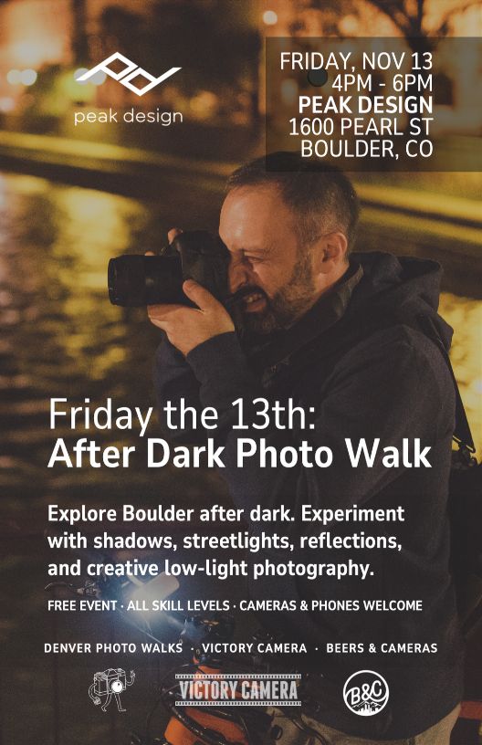 Friday the 13th Boulder Photo Walk ! event image